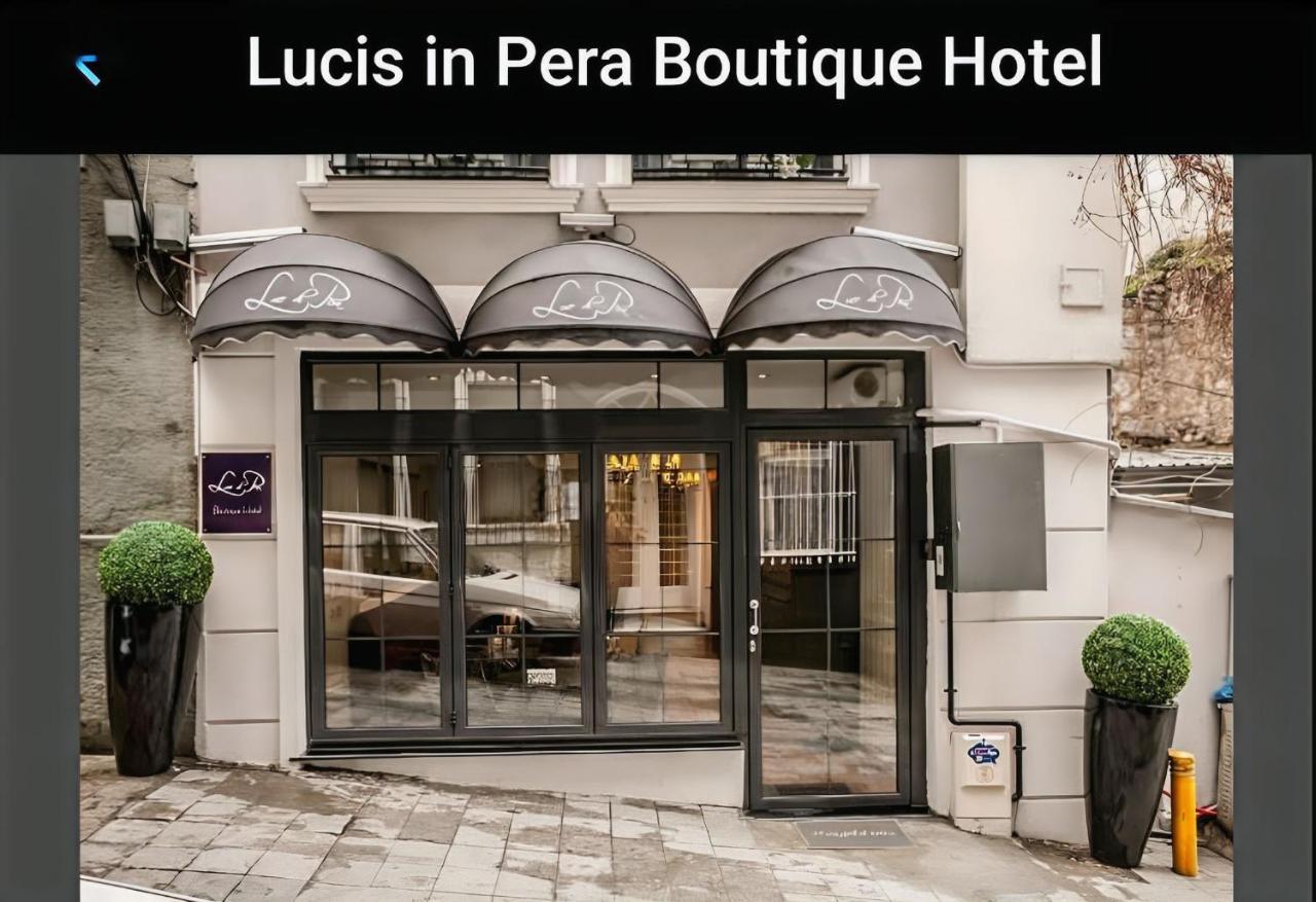 Lucis In Pera Boutique Hotel Istambul Extérieur photo