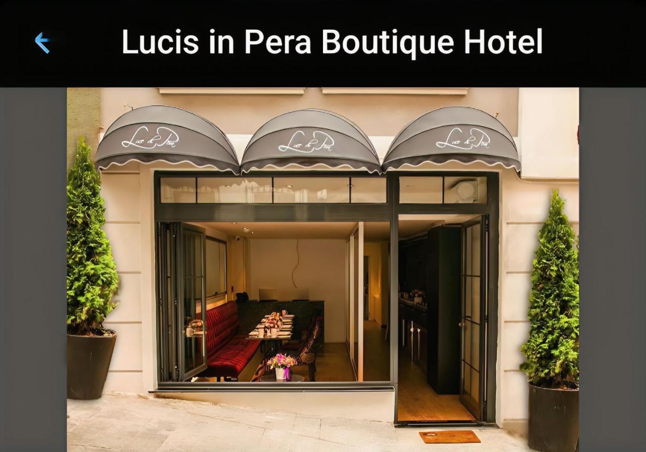 Lucis In Pera Boutique Hotel Istambul Extérieur photo